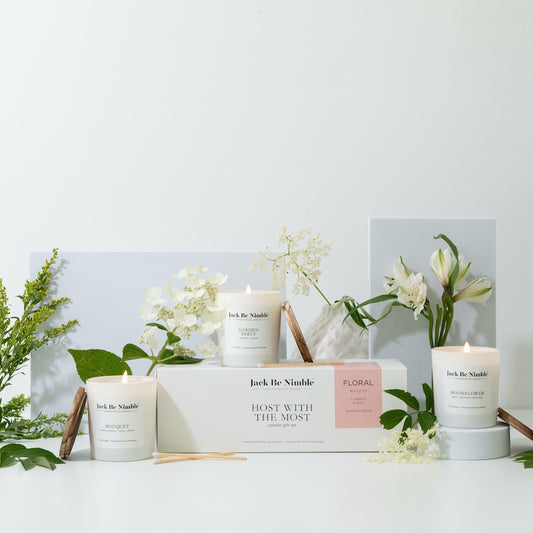 Host With The Most Soy Candle Gift Set (Floral)
