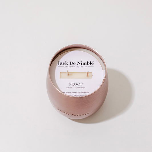 17.5 oz Proof Metallic Bronze Soy Candle
