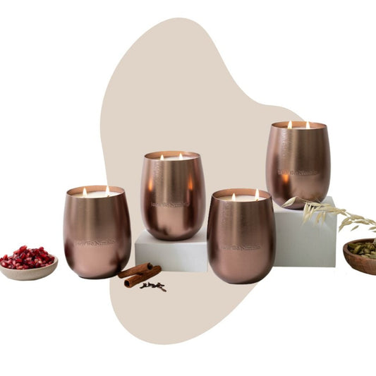 Metallic Bronze Soy Candle Bundle