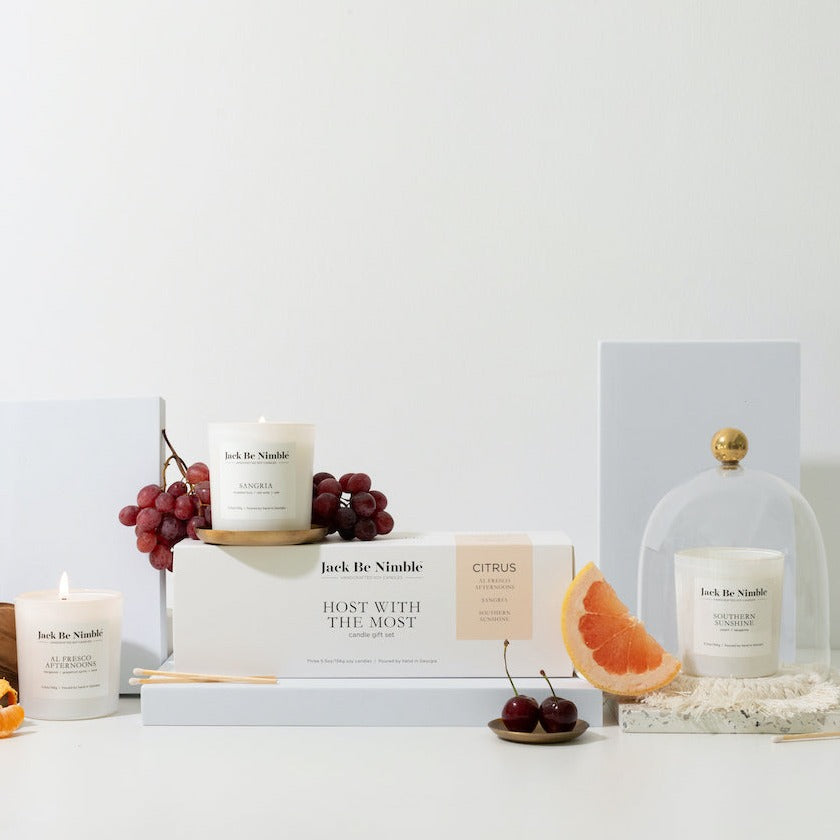 Host With The Most Soy Candle Gift Set (Citrus)