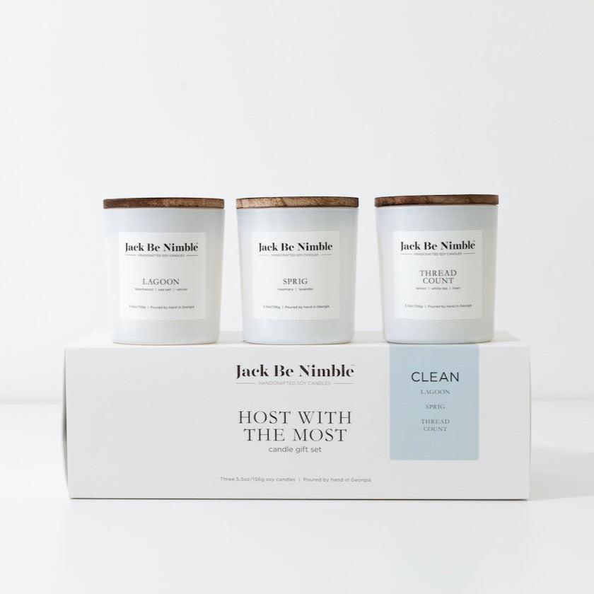 Host With The Most Soy Candle Gift Set (Clean)