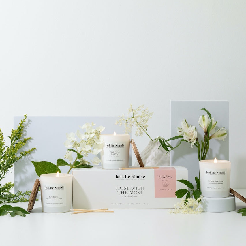 Host With The Most Soy Candle Gift Set (Floral)