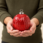 Very Merry | Red Glass Ornament Candle