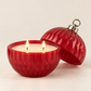 Very Merry | Red Glass Ornament Candle