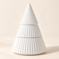 Winter Wonderland | White Glass Christmas Tree Candle