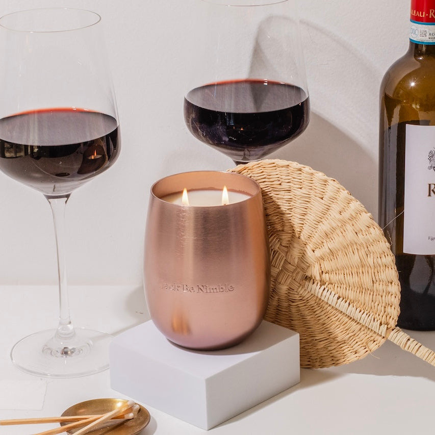 17.5oz Sangria Metallic Bronze Soy Candle
